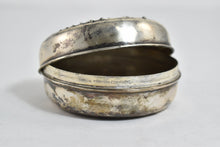 Load image into Gallery viewer, Sterling Silver Victorian Repousse Scroll Trinket Jewelry Box