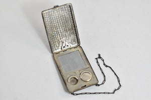Sterling Silver S J M Monogram Ornate Victorian Engraved Coin Purse