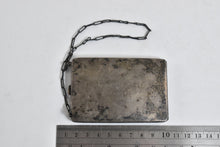 Load image into Gallery viewer, Sterling Silver S J M Monogram Ornate Victorian Engraved Coin Purse