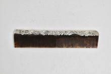 Load image into Gallery viewer, Sterling Silver Repousse Ornate Scroll Hair Comb
