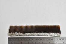 Load image into Gallery viewer, Sterling Silver Repousse Ornate Scroll Hair Comb