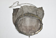 Load image into Gallery viewer, Sterling Silver Victorian Mesh Chain Fringe Tassel Purse Hand Bag