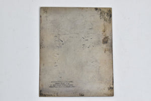Sterling Silver Christmas Card Rockwell Saturday Evening Post