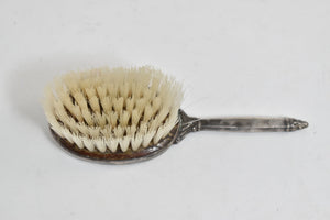 Sterling Silver Victorian Monogram Oval Hair Brush