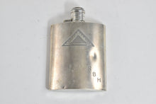 Load image into Gallery viewer, Sterling Silver Swaine Brigg London Monogram Flask