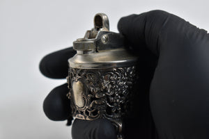 Sterling Silver Ornate German Floral Filigree Lighter