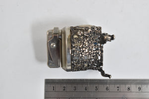 Sterling Silver Ornate German Floral Filigree Lighter