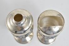 Load image into Gallery viewer, Sterling Silver Condiment Pot Cruet Set Antique
