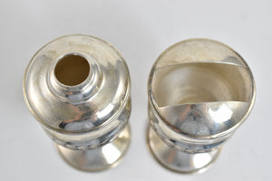 Sterling Silver Condiment Pot Cruet Set Antique