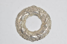 Load image into Gallery viewer, Sterling Silver Gorham 1989 Wreath Archive Christmas Ornament
