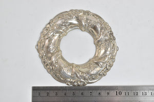 Sterling Silver Gorham 1989 Wreath Archive Christmas Ornament