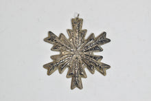 Load image into Gallery viewer, Sterling Silver 1978 Gorham Christmas Snow Flake Ornament