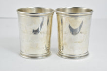 Load image into Gallery viewer, Sterling Silver The Red Mile Mint Julep Cup Set (2x) Marc J Scearce