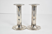 Load image into Gallery viewer, Sterling Silver Rand &amp; Crane Set of Candle Sticks (2x)