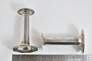 Sterling Silver Rand & Crane Set of Candle Sticks (2x)
