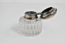 Load image into Gallery viewer, Sterling Silver 1894 Gorham Monogram Lidded Inkwell