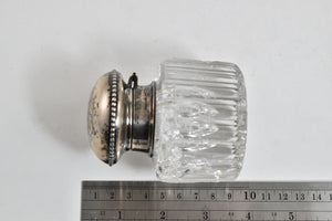 Sterling Silver 1894 Gorham Monogram Lidded Inkwell
