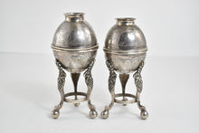 Load image into Gallery viewer, Sterling Silver Mate Heater Tea Set Ornate Set (2x)
