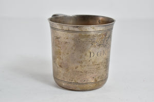 Sterling Silver Tiffany & Co Baby Cup Mug Monogram