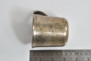 Sterling Silver Tiffany & Co Baby Cup Mug Monogram