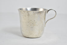 Load image into Gallery viewer, Sterling Silver Tiffany &amp; Co Monogram Baby Cup Mug