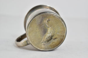 Sterling Silver Poole Sterling Mother Goose Baby Cup Mug