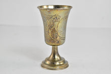 Load image into Gallery viewer, Sterling Silver Ornate Floral Embossed Mexican Cup Goblet