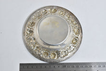 Load image into Gallery viewer, Sterling Silver Stieff Sterling Ornate Repousse Floral Bowl 5.5&quot;