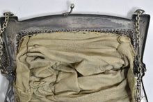 Load image into Gallery viewer, German Silver Ornate Floral Mesh Hand Bag Purse