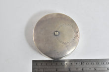 Load image into Gallery viewer, Sterling Silver Birks Sterling Wreath Round Pill Trinket Box
