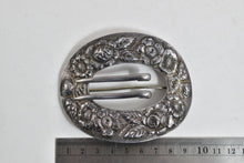 Load image into Gallery viewer, Sterling Silver Stieff Edwardian Gilded Age Repousse Sash Belt Buckle