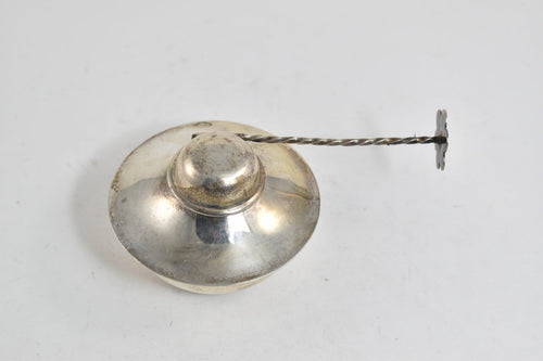 Sterling Silver Vintage Oil Lamp Lantern Light
