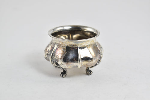 Sterling Silver Argentinian Footed Salt Cellar Vintage