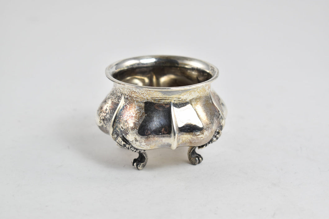 Sterling Silver Argentinian Footed Salt Cellar Vintage