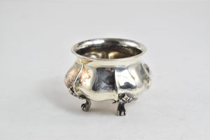 Sterling Silver Argentinian Footed Salt Cellar Vintage