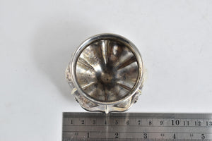Sterling Silver Argentinian Footed Salt Cellar Vintage