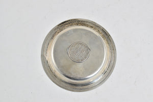 Sterling Silver 20 Kurush Turkish Coin Vintage Plate Dish