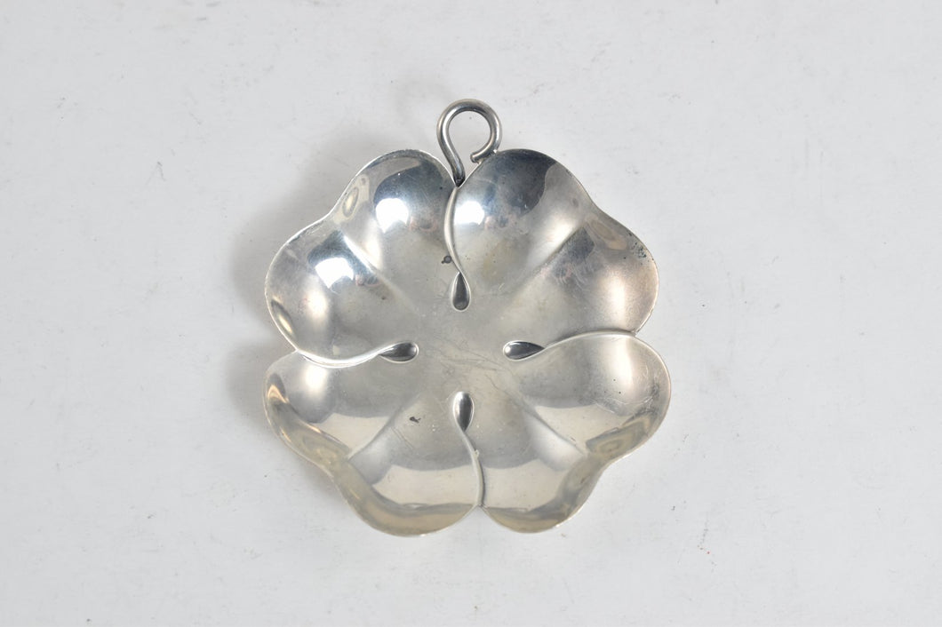 Sterling Silver Vintage Tiffany & Co 4 Leaf Clover Dish