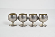 Load image into Gallery viewer, Sterling Silver Gorham Sterling Set of Four Rounded Cordial Cups