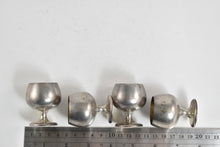 Load image into Gallery viewer, Sterling Silver Gorham Sterling Set of Four Rounded Cordial Cups