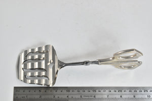 Sterling Silver R Blackinton & Co Sterling Asparagus Serving Tongs