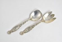 Load image into Gallery viewer, Sterling Silver Whiting &amp; Co Heraldic Pattern Serving Set