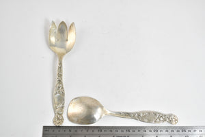 Sterling Silver Whiting & Co Heraldic Pattern Serving Set