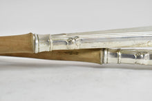 Load image into Gallery viewer, Sterling Silver Antique French Wooden Salad Serving Set 2pcs.