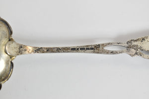 Sterling Silver 1954 Finnish Pine Cone Scalloped Spoon