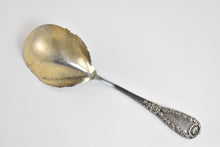 Load image into Gallery viewer, Sterling Silver A Stowell &amp; Co. 1850&#39;s Floral Casserole Serving Spoon