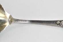 Load image into Gallery viewer, Sterling Silver A Stowell &amp; Co. 1850&#39;s Floral Casserole Serving Spoon