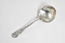 Load image into Gallery viewer, Sterling Silver Floral Engraved Gravy Sauce Ladle Spoon