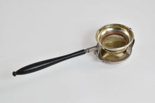 Load image into Gallery viewer, Sterling Silver Antique Tea Strainer with Wood Handled Stand