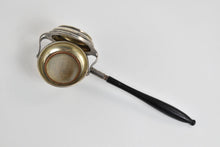 Load image into Gallery viewer, Sterling Silver Antique Tea Strainer with Wood Handled Stand